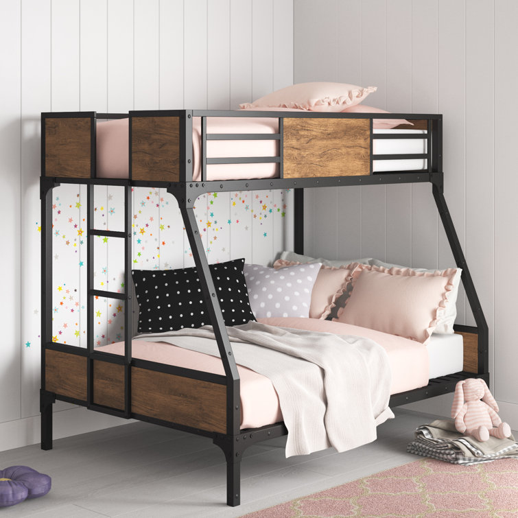 Harriet Bee Fresno Twin Over Full Standard Bunk Bed by Harriet Bee